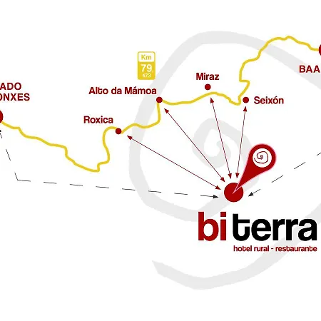 Hotell Bi Terra Tu Descanso Zona Miraz Sobrado Friol
